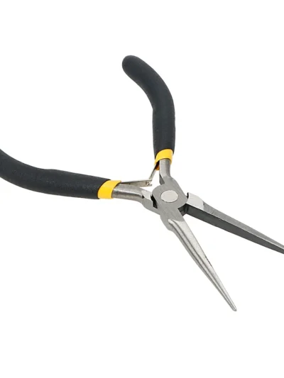 Long Nose Pliers 45#Steel Hand Tools Electrician Repair Tools Stripping Cutting Clamping Wire Cutter Multi-function