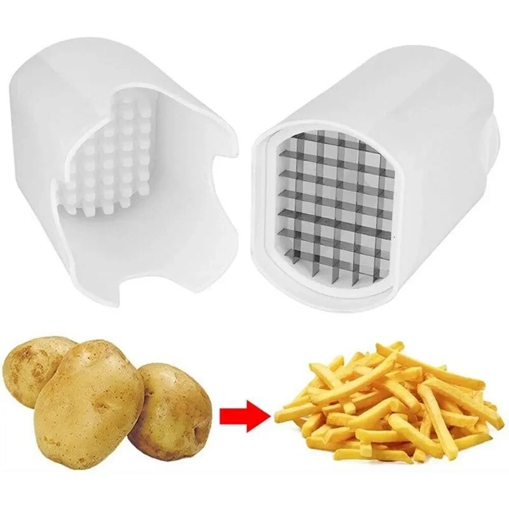 1PCS French Fry Cutter Natural Cut Rapid Slicer Vegetable Potato Tool - Image 5