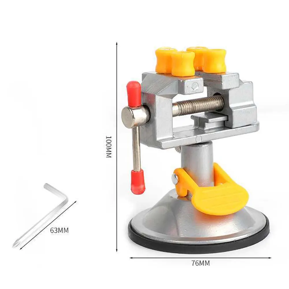 Aluminum Alloy 360 Universal Suction Cup Table Vice - Image 7