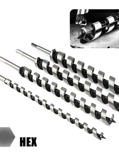 1PC Woodworking Roller Drill 230mm 300mm Long Hexagonal Handle