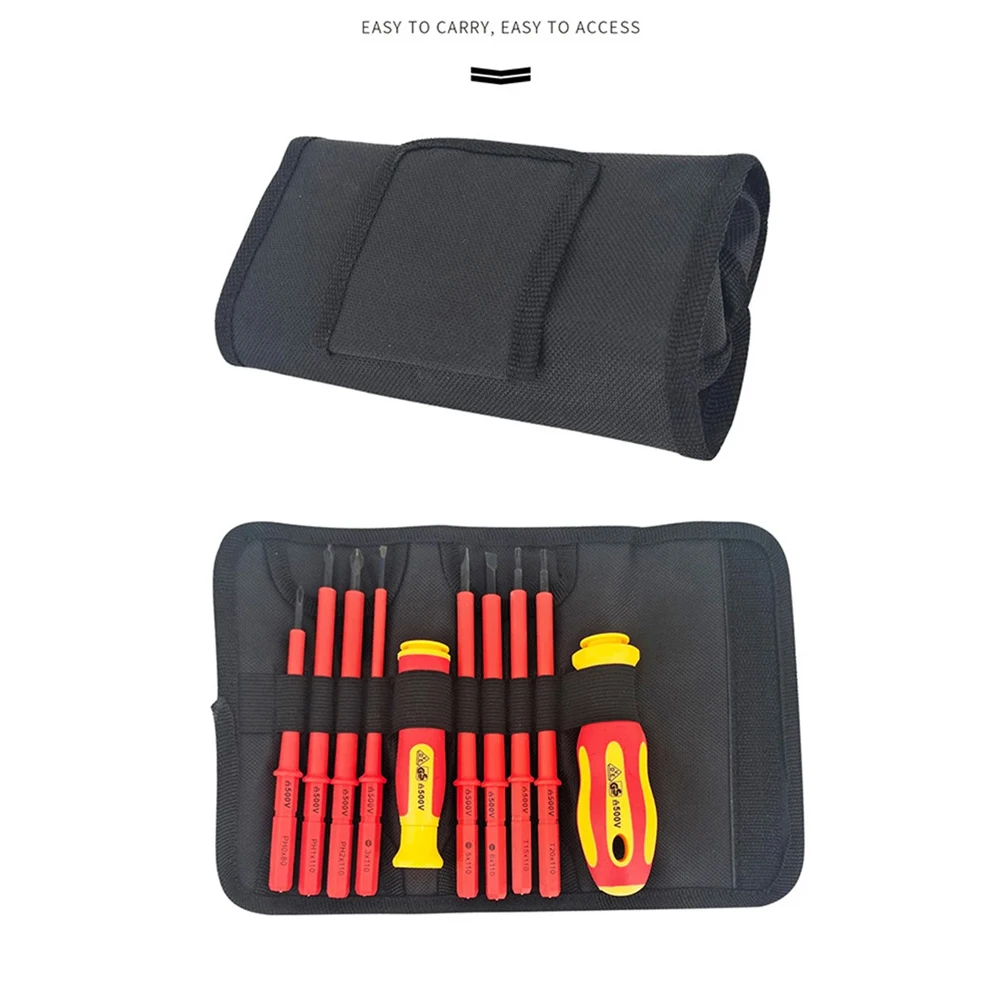 10Pcs Interchangeable Blade VDE Insulated Screwdriver Set with Case Magnetic 500V Home and Professional Use Electricians Tools - Image 16