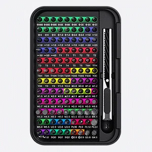 132 in 1 Precision Screwdriver Set Phillips Torx Magnetic Screwdriver Head with Storage Box 152 bit - Image 14