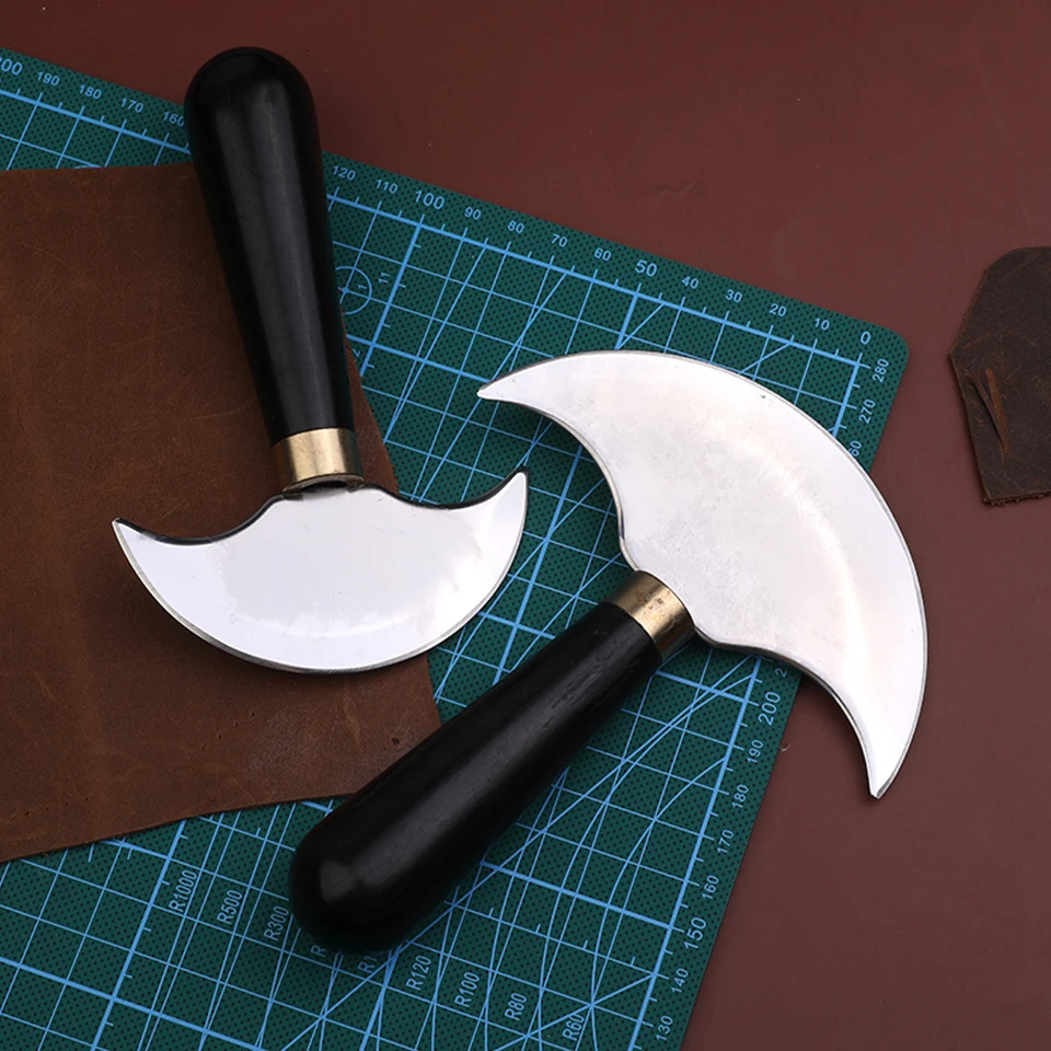 MIUSIE Professional Leather Knife Half Round Blade Leather Craft Knife - Image 13