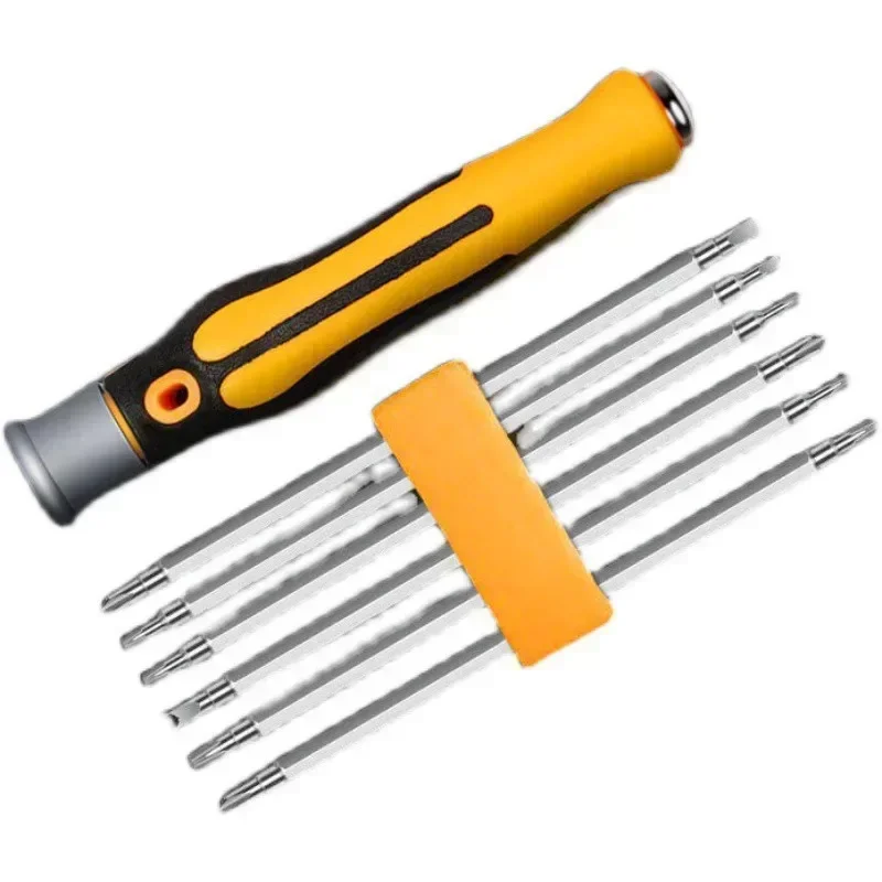 12 In 1 Screwdriver Set Magnetic Bit Cross Flat Shaped Screwdriver Head - Image 7