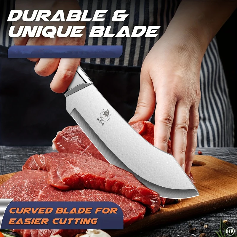 BAKULI-1PC Boning Knife, Precision Boning Knife: Stainless Steel, Ergonomic Grip - Image 2