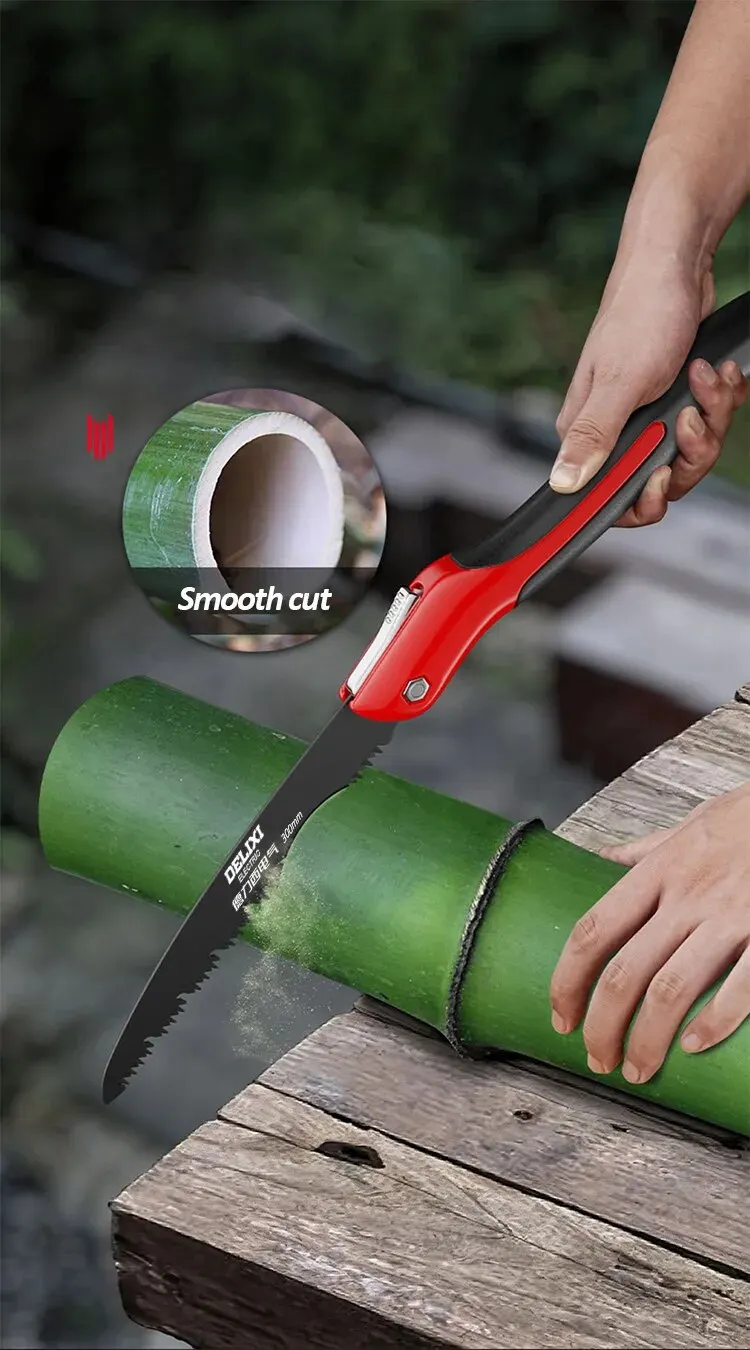 DELIXI ELECTRIC Folding Saw,SK5 steel One-button Folding Design - Image 15