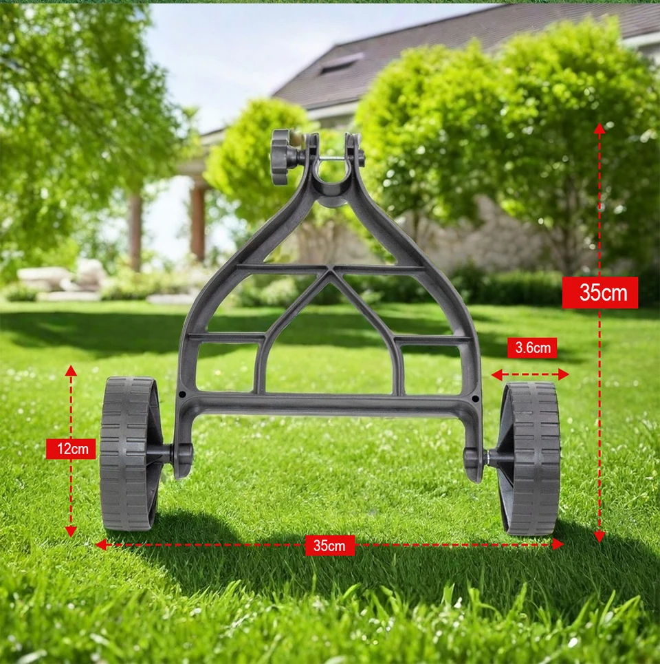 Universal Adjustable Lawn Mower Support Wheel Attachment Garden Grass Trimmer - Image 9