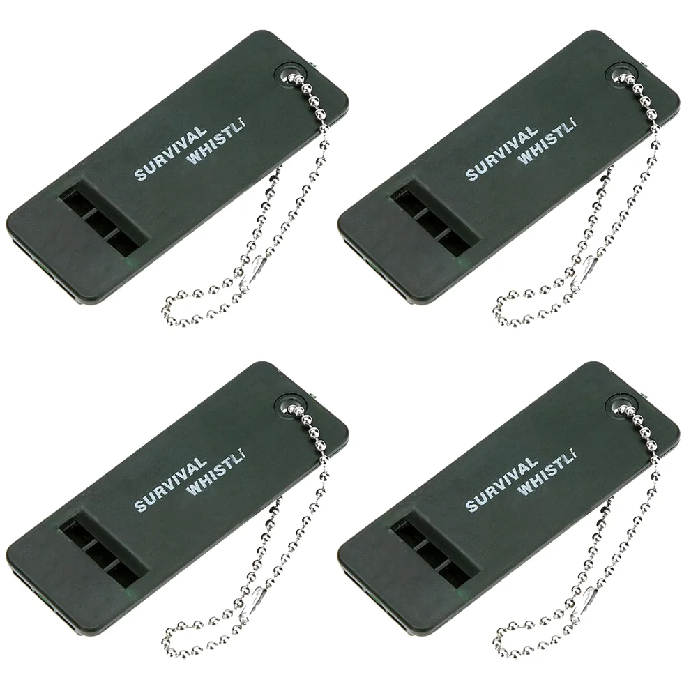 1-10PCS 3-Frequency Whistle High Decibel Survival Whistle Emergency Survival Tool - Image 12