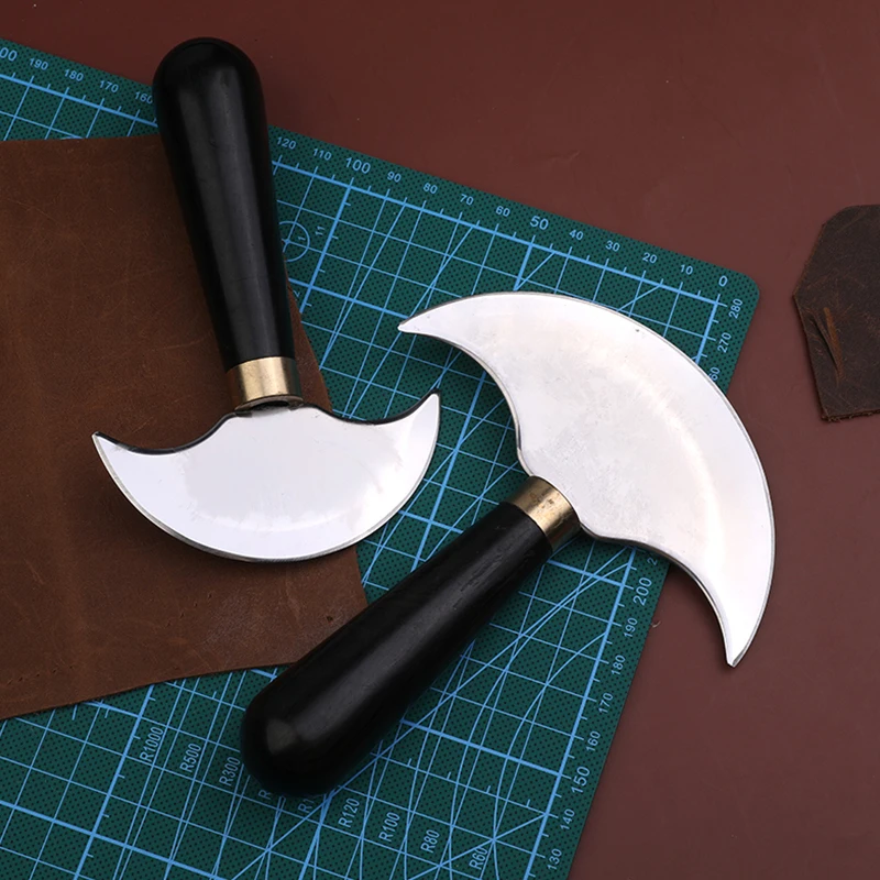 MIUSIE Professional Leather Knife Half Round Blade Leather Craft Knife - Image 3