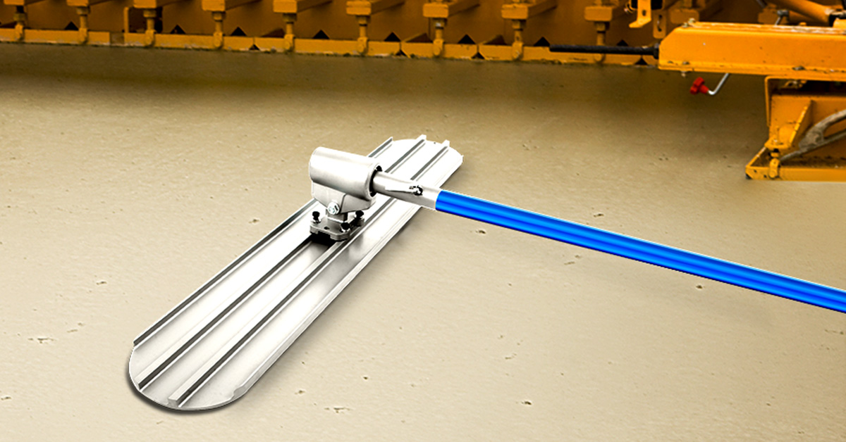 SucceBuy Concrete Float 1200x200mm/1200x300mm Finishing Bull Float with 4 Handle Round End Cement Trowel - Image 9