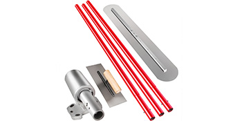 SucceBuy Concrete Float 1200x200mm/1200x300mm Finishing Bull Float with 4 Handle Round End Cement Trowel - Image 21