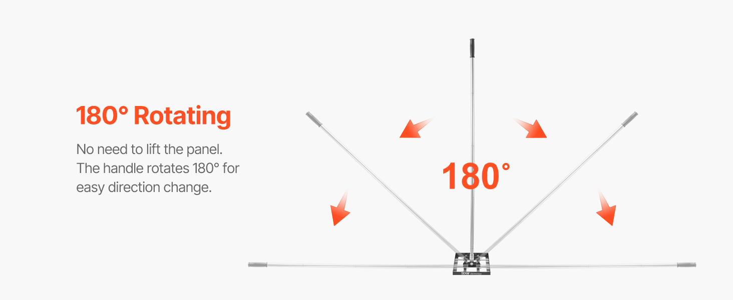 VEVOR Lawn Leveling Rake with Handle - Image 9