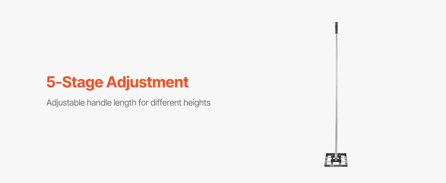 VEVOR Lawn Leveling Rake with Handle - Image 10