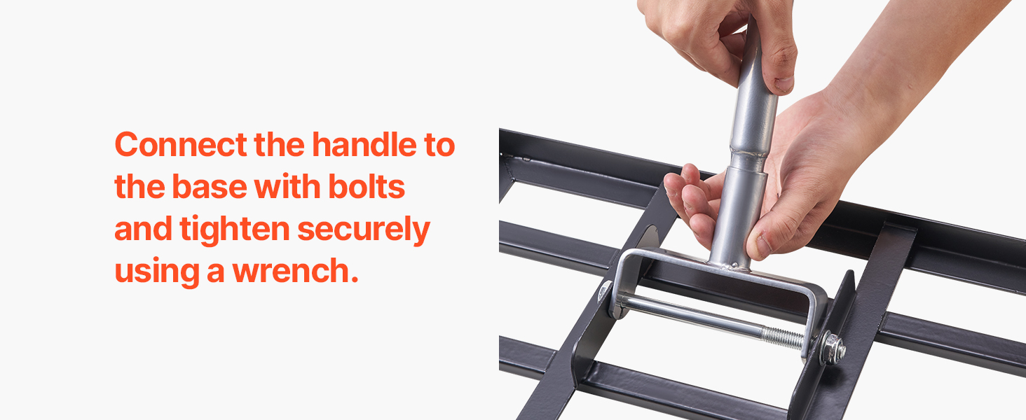 VEVOR Lawn Leveling Rake with Handle - Image 12