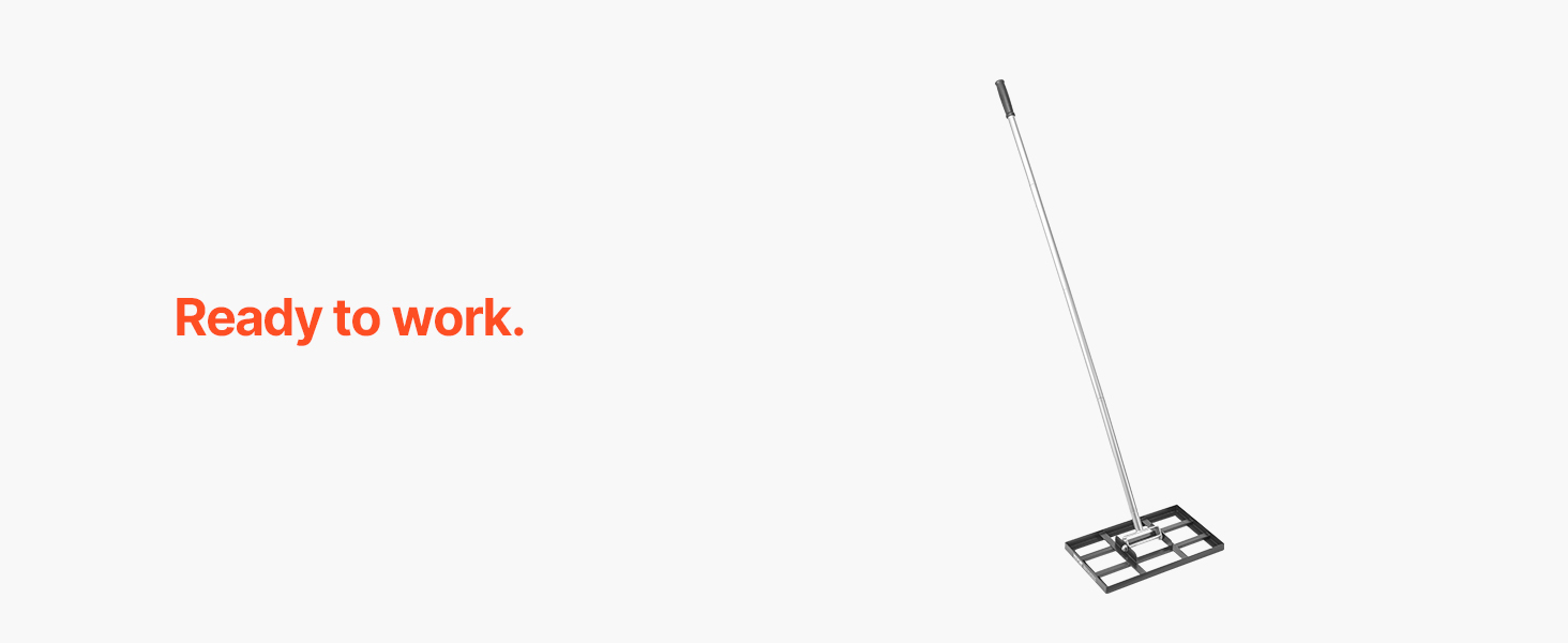 VEVOR Lawn Leveling Rake with Handle - Image 14