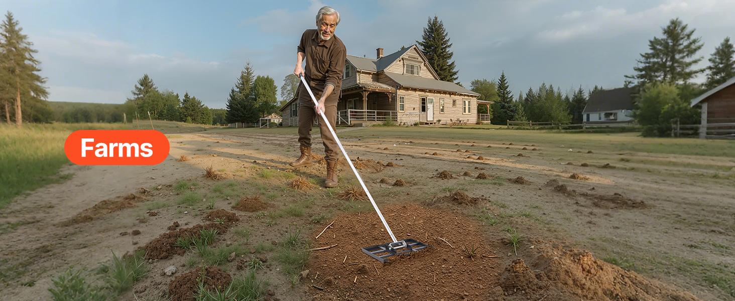 VEVOR Lawn Leveling Rake with Handle - Image 15