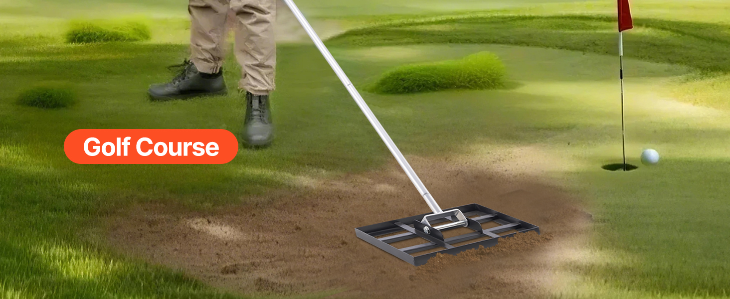 VEVOR Lawn Leveling Rake with Handle - Image 18